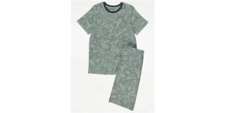 One Off Joblot of 8 Ex-Chainstore Sage Green Gamer Short Pyjamas Gift Set