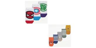 One Off Joblot of 6 Boy's Ex-Chainstore Mixed Trainer Liner Socks - 3Pk & 5Pk