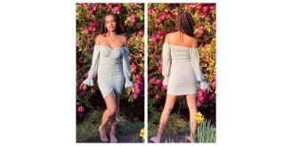 One Off Job Lot of 23 Brown Sugar Wear Pastel Green Floral Dress