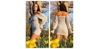 One Off Job Lot of 28 Brown Sugar Wear White/Blue/Green Floral Dress