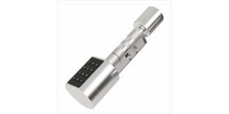 Smart App Controlled Adjustable Cylinder doolock with fingerprint & keypad opening