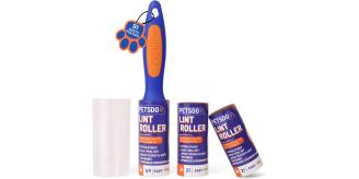 Lint Rollers Pack of 3-91 Sticky Sheets Roller for Pet Hair & Clothes - Remover with Replacement head ideal All Fabrics, Effective on Dust, and Debris