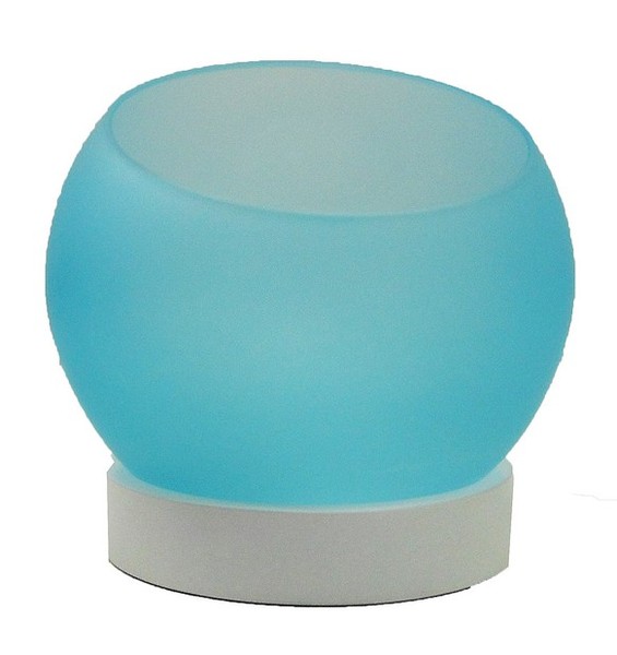 12x Colony Frosted Blue Candle Holders (M0031)