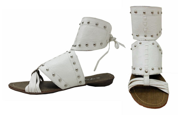 10x flyfor womens white ankle gladiator sandals ll 005 10x flyfor womens white ankle gladiator sandals ll 005