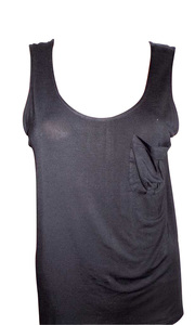 Joblot of 29 Vest Tops Ladies Black Feature Pocket De-Branded Various Sizes
