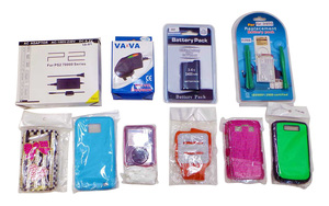 One Off Lot of 6210 Assorted Phone iPod & MP3 Accessories Cases Chargers etc.