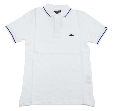 Joblot of 15 Atticus Polo Shirts 'Sant Polo' Mens White & Blue XS, S & XL