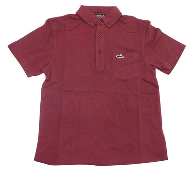 Joblot of 10 Atticus Polo Shirts 'Sant Polo' Mens Burgundy XS