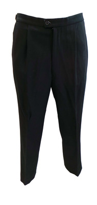 Wholesale Joblot of 10 Mens Smart Black Morning Plain Trousers Ex Hire