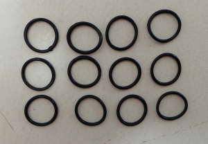 Wholesale Joblot of 120 Packs of Black Plastic Rings 12 In Each Pack