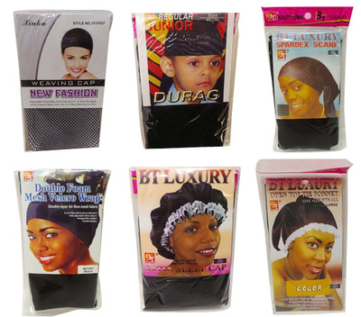 Wholesale Joblot of 100 Mixed Hair Covers Wraps Durags Caps Etc