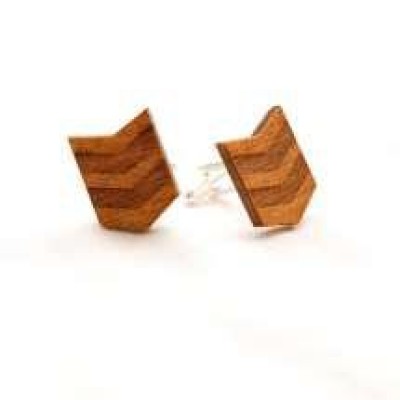 Transformers Birch Wood cuff links