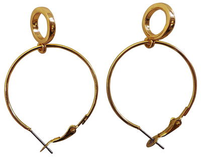 Wholesale Joblot of 20 Ladies Gold Multi-Hoop Earrings