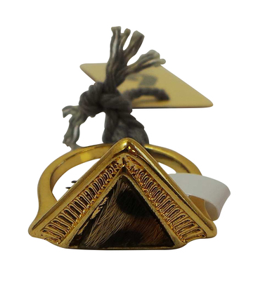Wholesale Joblot of 30 DesignSix Triangle Rings Gold