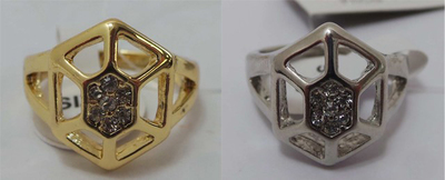Wholesale Joblot of 20 DesignSix Tucci Rings Gold & Silver 1509