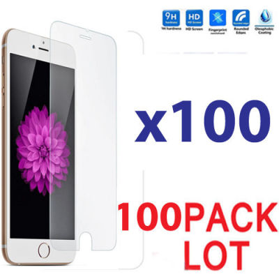 100x Genuine Tempered Glass Screen Protector For Apple iPhone 6+ 7+ 8+ 5.5 inch