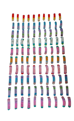 Wholesale Joblot of 100 Ladies Multi-Coloured Costume Rings