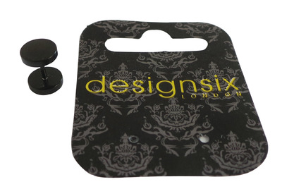 Wholesale Joblot of 20 DesignSix Black Double Sided Earrings