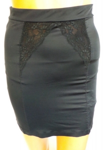 Wholesale Joblot of 10 Avon Body Illusion Half Slip With Floral Netting - Black