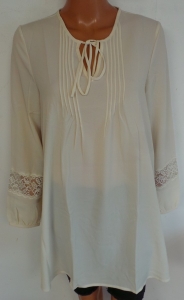 Wholesale Joblot of 10 Avon Womens Boho Tunic Top Ivory Size 10/12