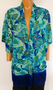 Wholesale Joblot of 10 Avon Womens Club Caliente Palm Print Kimono Size 12/14