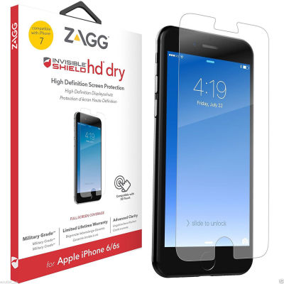 50 x Genuine ZAGG InvisibleSHIELD iPhone 8 7 6S 6 HD Dry Screen Protector Guard Clear (IP7HDS-F00)