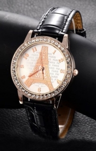 Wholesale Joblot of 10 Womens Eiffel Tower Watches With Diamante Detail