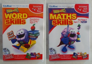 Wholesale Joblot of 50 Braintastic! Word Skills & Maths Skills Win/Mac CD