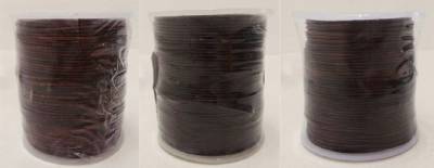 Joblot of 1100m of Brown Real Leather Round Cords 3 Shades 1mm Wide