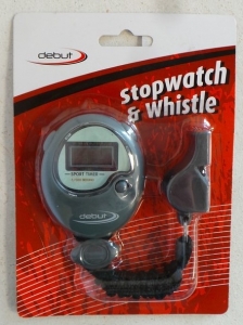 Wholesale Joblot of 50 Debut Sports Coach's Stopwatch & Whistle