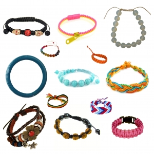 Wholesale Joblot Of 100 Mixed Fashion Costume Bracelets For Women & Girls