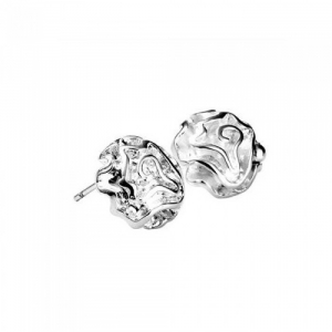 Wholesale Joblot of 10 Womens Silver Floral Design Earrings