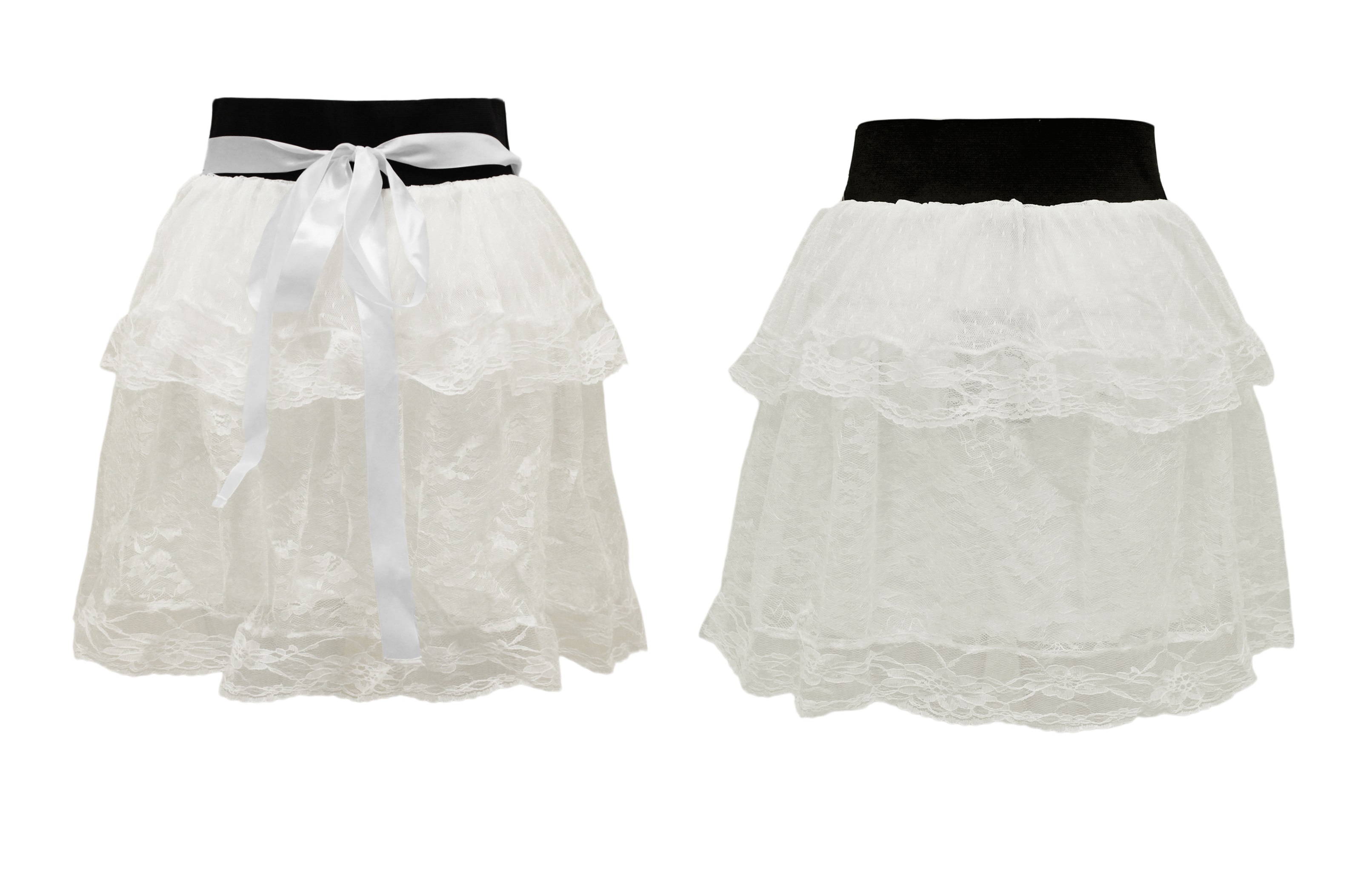 Wholesale Joblot of 16 Ladies Layered Petticoat Mini Skirt 