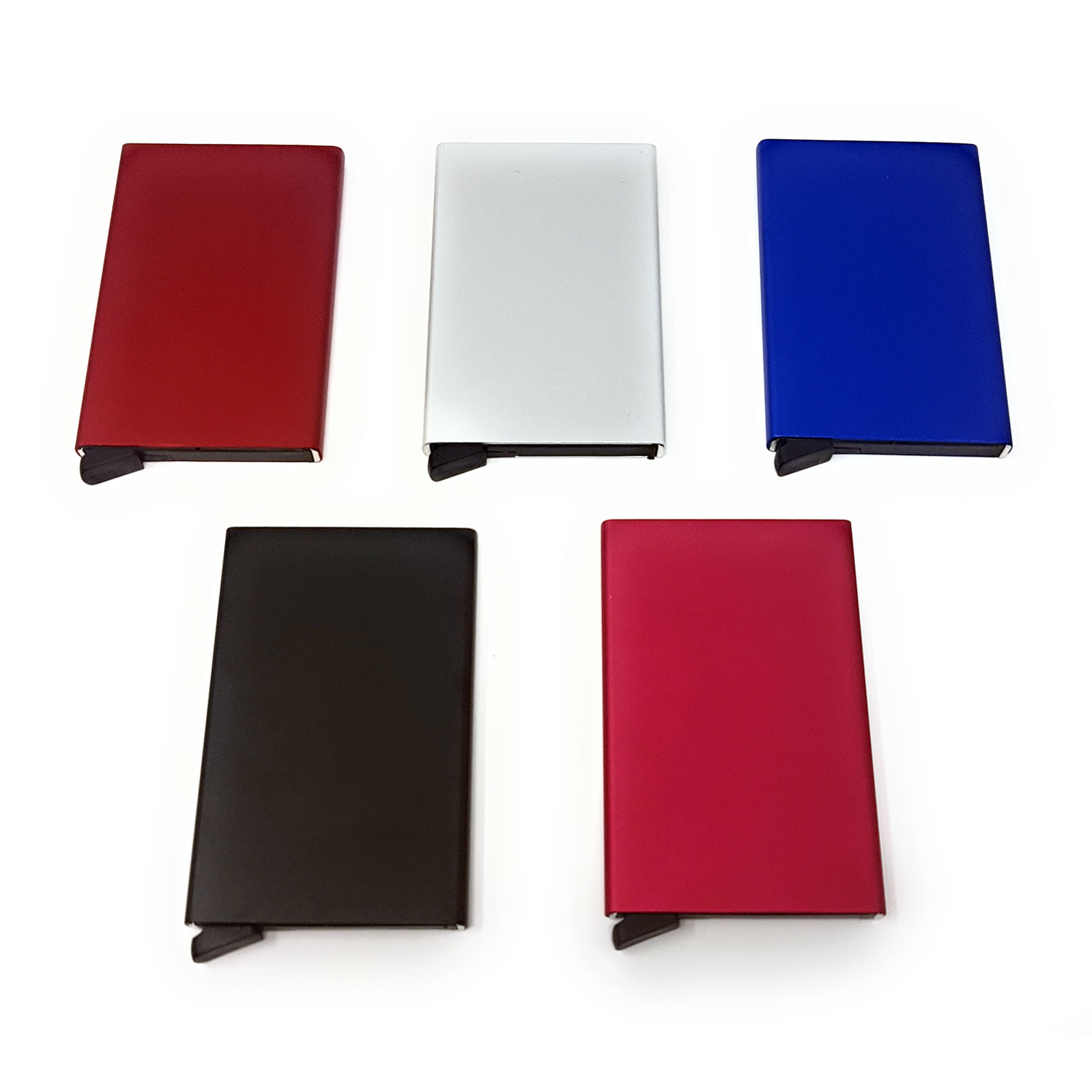 50x Mixed Colour Pop Up RFID Protective Card Holder