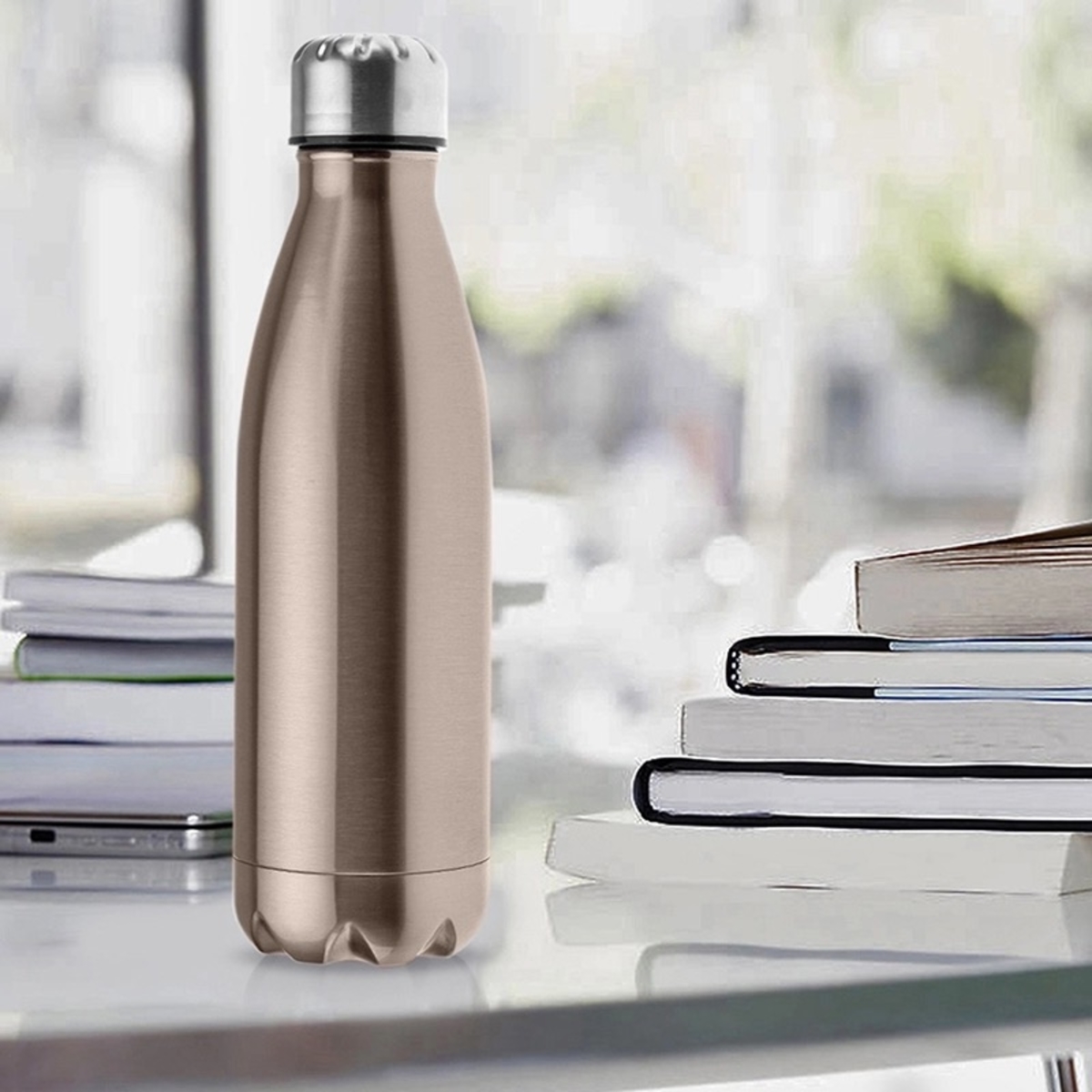 5 X Joblot of Water Bottle Flask Bottle 500 ml | Stainless Steel |Vacuum Flask