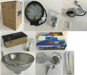 One Off Joblot of 18 Mixed Lighting Stock - Permo, Pathson, Reelva & More