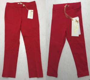 One Off Joblot of 6 Liu Jo Girls Red/Pink Trousers & Leggings Range of Sizes