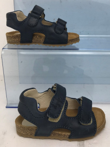 One Off Joblot of 5 IL Gufo Boys Blue Leather Double Strap Sandals Sizes 5-9
