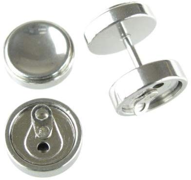 Joblot Of 30 Pairs Of Silver Coke Drink Can Stainless Steel Faux Plug Earrings