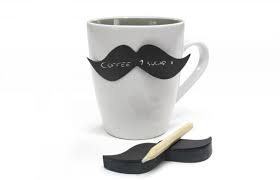 Moustache Sticky Note Pads & White Pencil (200 sticky pads per unit) x 96 Units - 4 Lot Only