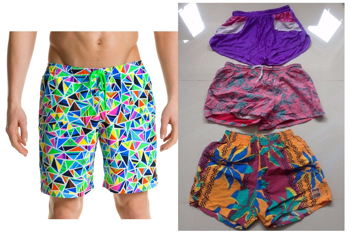 10 pcs x Vintage Funky Crazy Retro Shorts Mens Womens Job lot Wholesale