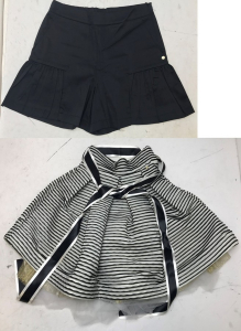 One Off Joblot of 5 Miss Grant Girls Multi-Layer Skirts & Pleat Shorts