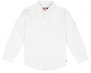 One Off Joblot of 4 Boboli Boys White Linen Blend Long Sleeve Shirt 735049