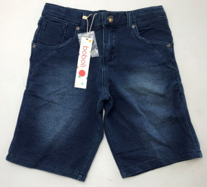 One Off Joblot of 9 Boboli Boys Denim-Effect Shorts in Blue & Black Sizes 8-12