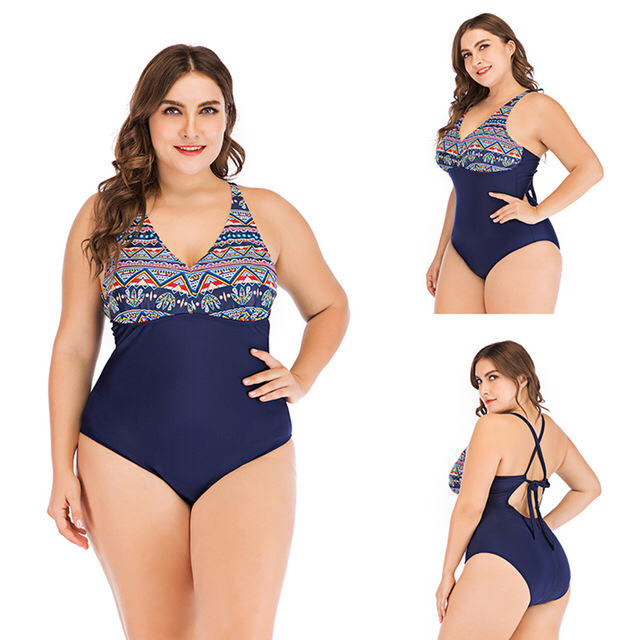 20 x Aztec Blue Swimsuit Bikini Beach Holiday Women Swimwear Size L|UK SELLER|GCLSW001