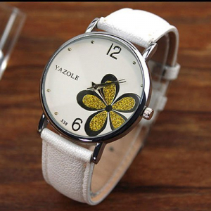 Wholesale Joblot of 20 Yazole Womens Flower Dial Watch Majority White/Red