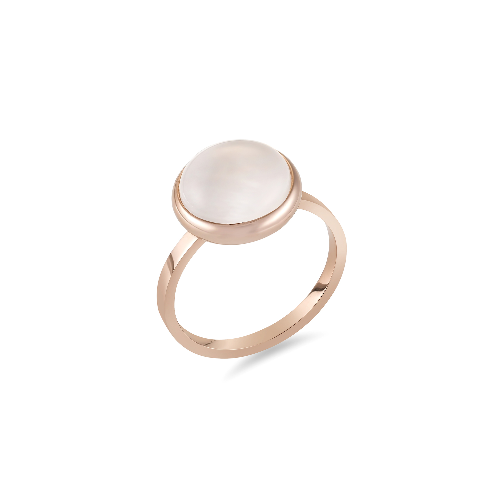 20 x Rose Gold Opal Pearl Ring Size Variation (4 sizes, 5pcs per size) UK SELLER l GCJ052
