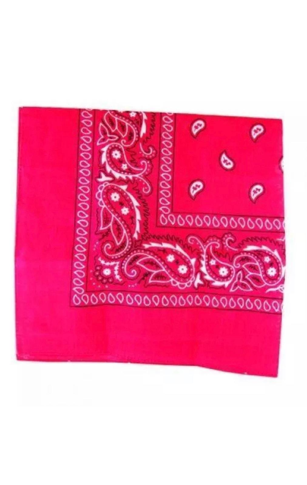 Paisley Cotton Bandana 50 Dozen With Assorted colors in box