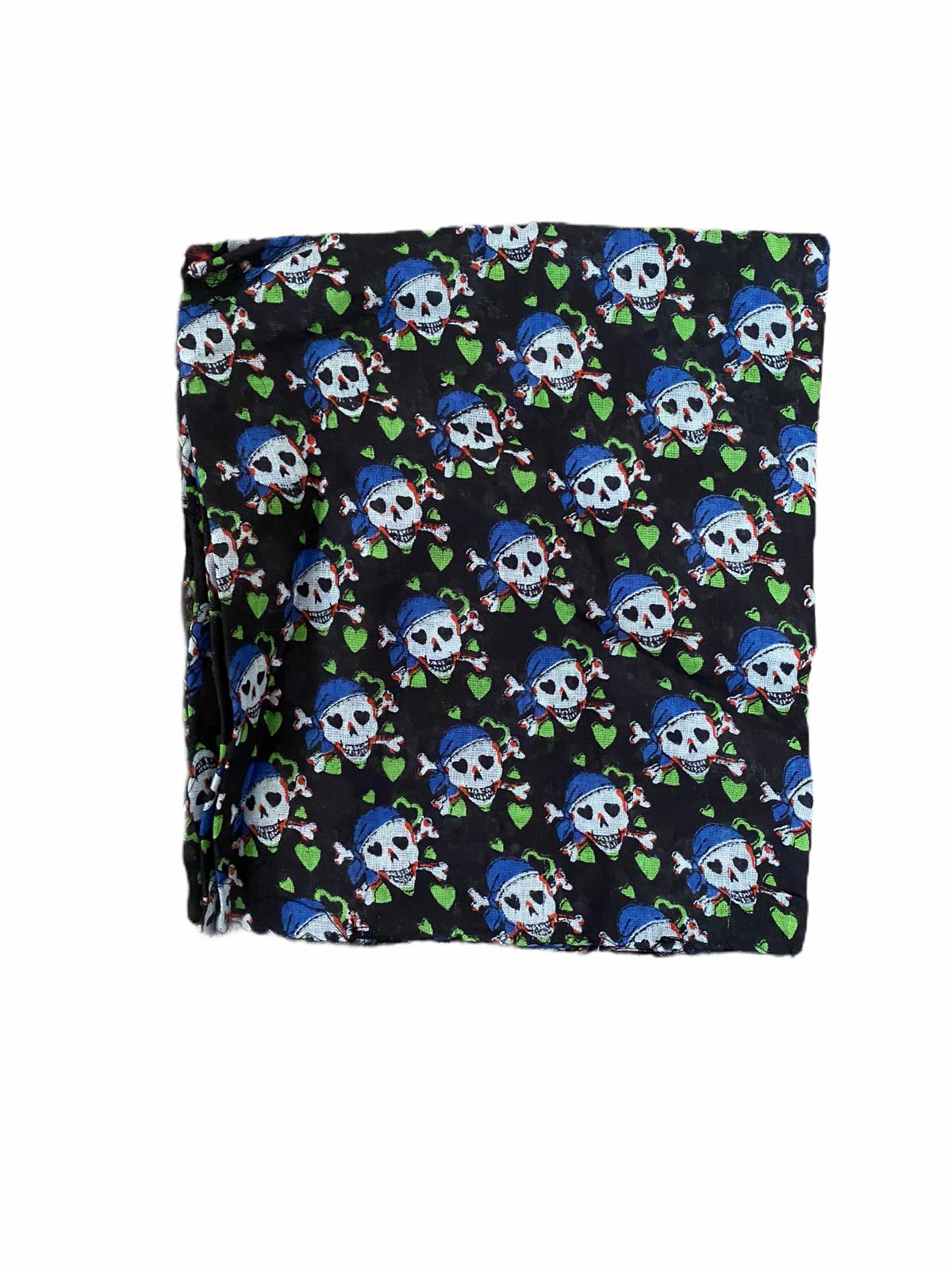 Skull Bandana 240 Pcs Square 100 % Cotton 