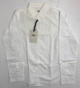 One Off Joblot of 8 Dal Lago Childrens White Dress Shirts Sizes 10-14